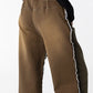 Eclectic Olive-Coffee Racer Stripe Jeans