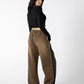 Eclectic Olive-Coffee Racer Stripe Jeans