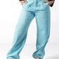 Sky Blue Wide-Leg Carpenter Jeans