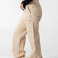 Modern Vintage High-Waist Tapered Jeans in Beige