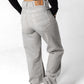 Sleek Urban Cargo Jeans in Cool Grey