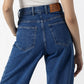 Doodle Monster Wide-Leg Denim Jeans