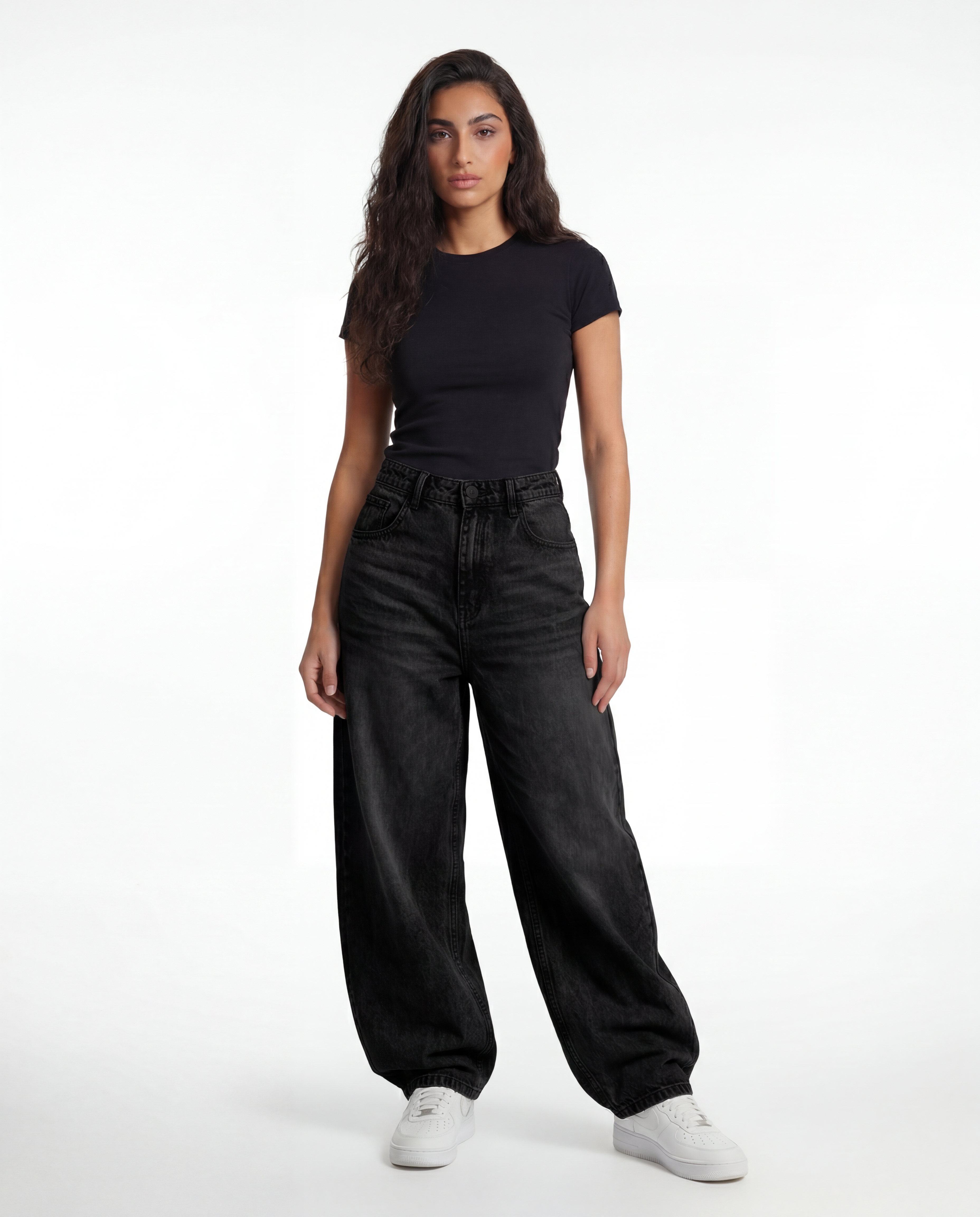 Baggy Fit Denim – Raw Black 1107