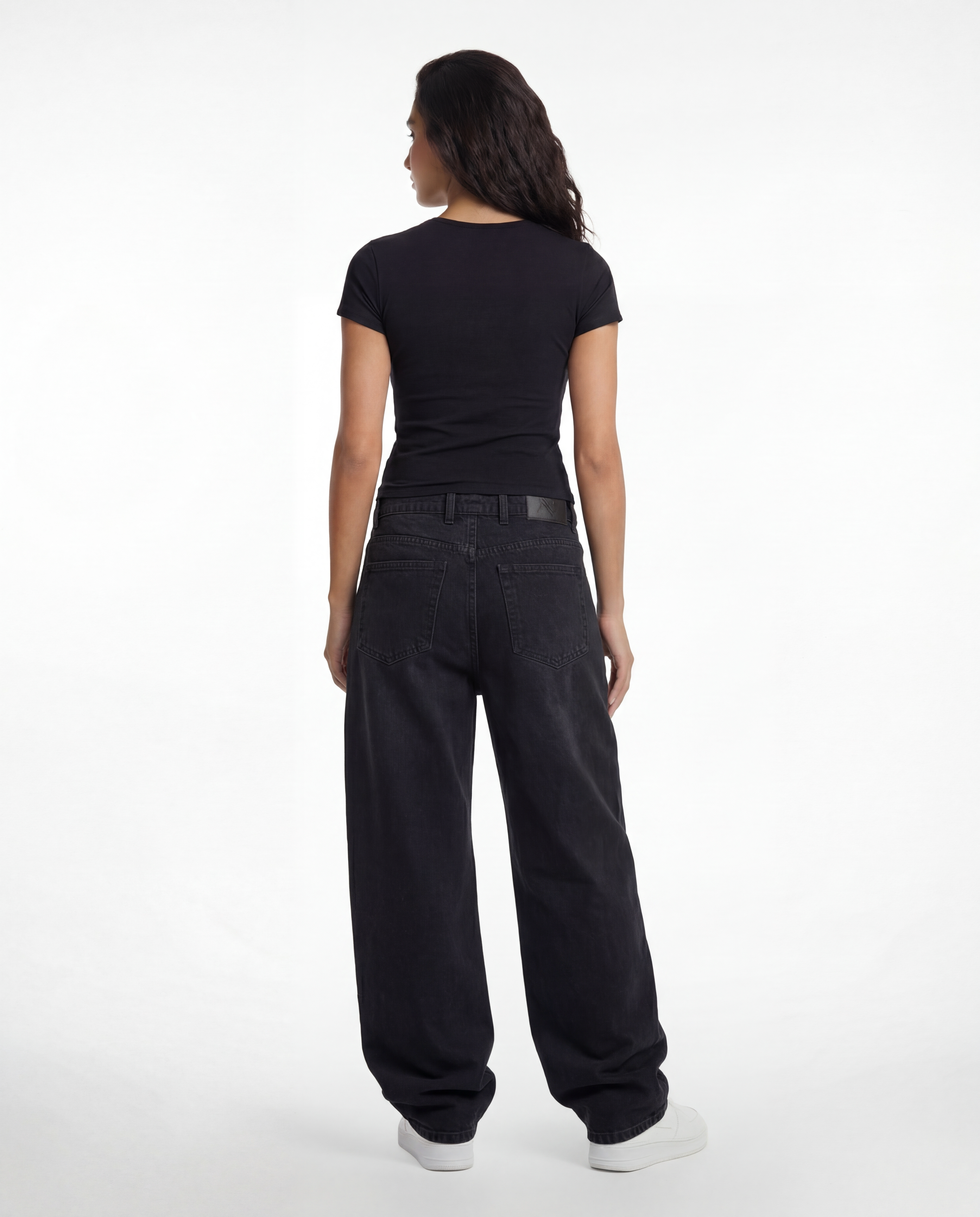 Baggy Fit Denim – Raw Black 1107