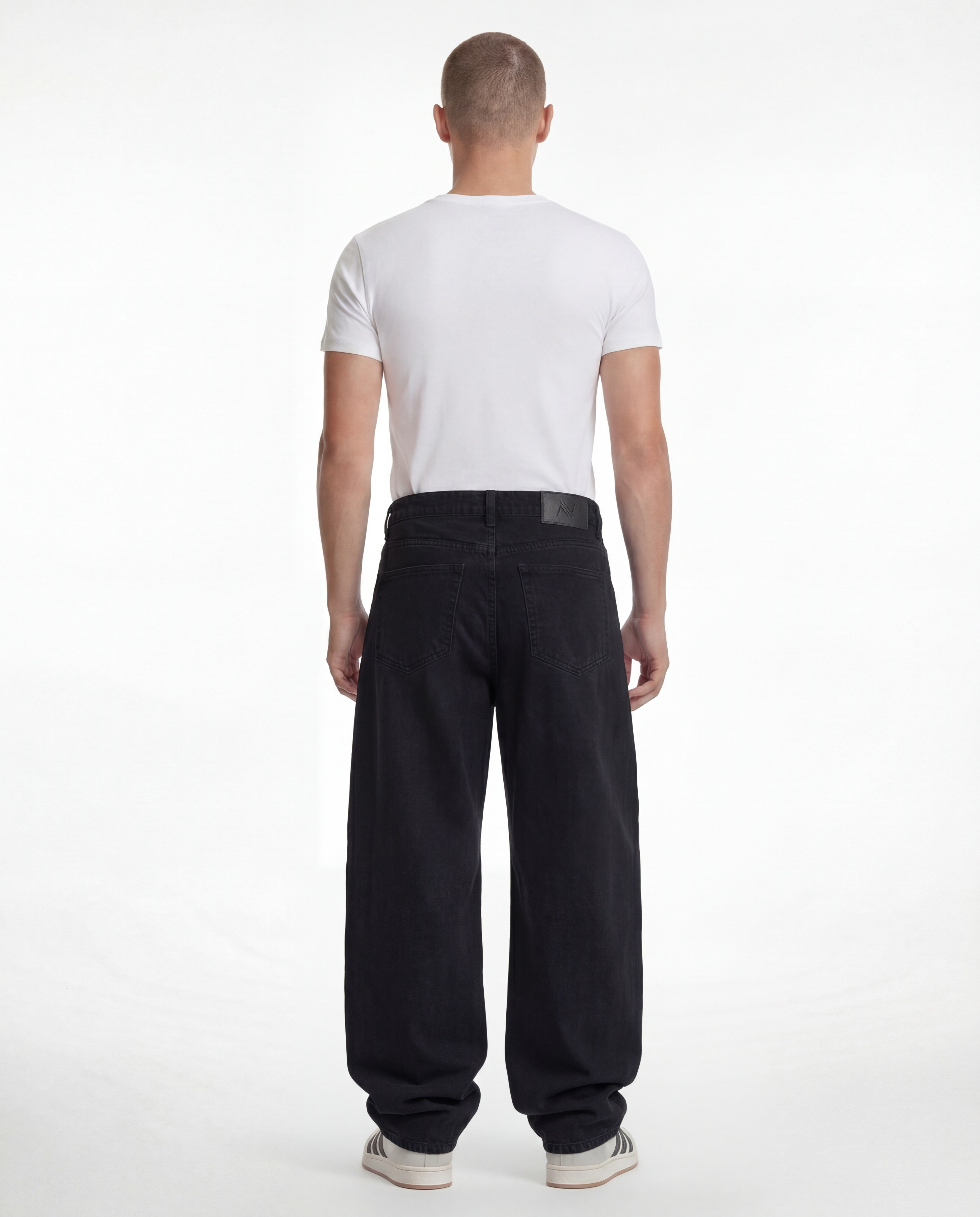 Baggy Fit Denim – Raw Black 1107