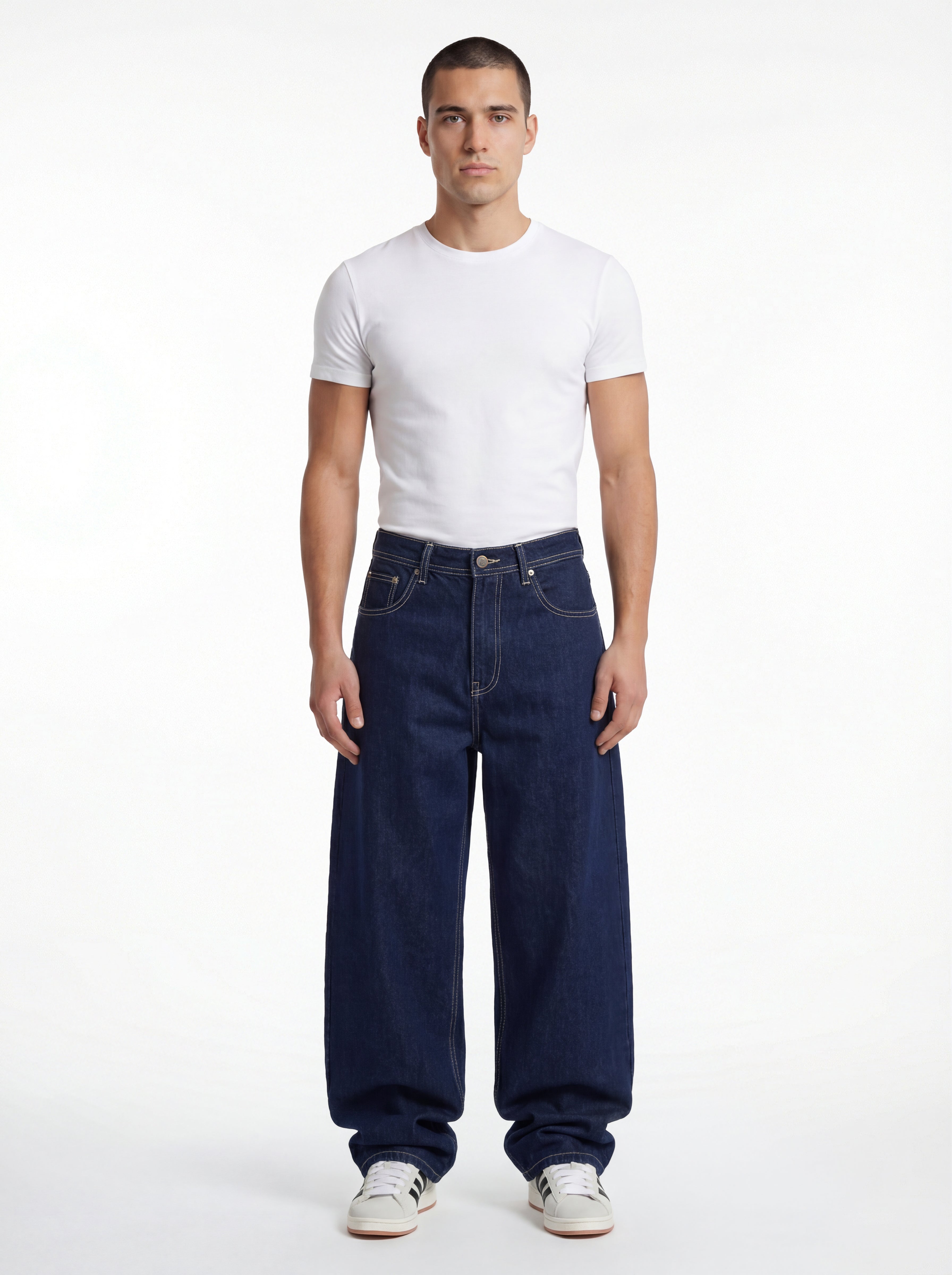 Baggy Fit Denim – Raw Blue 1106