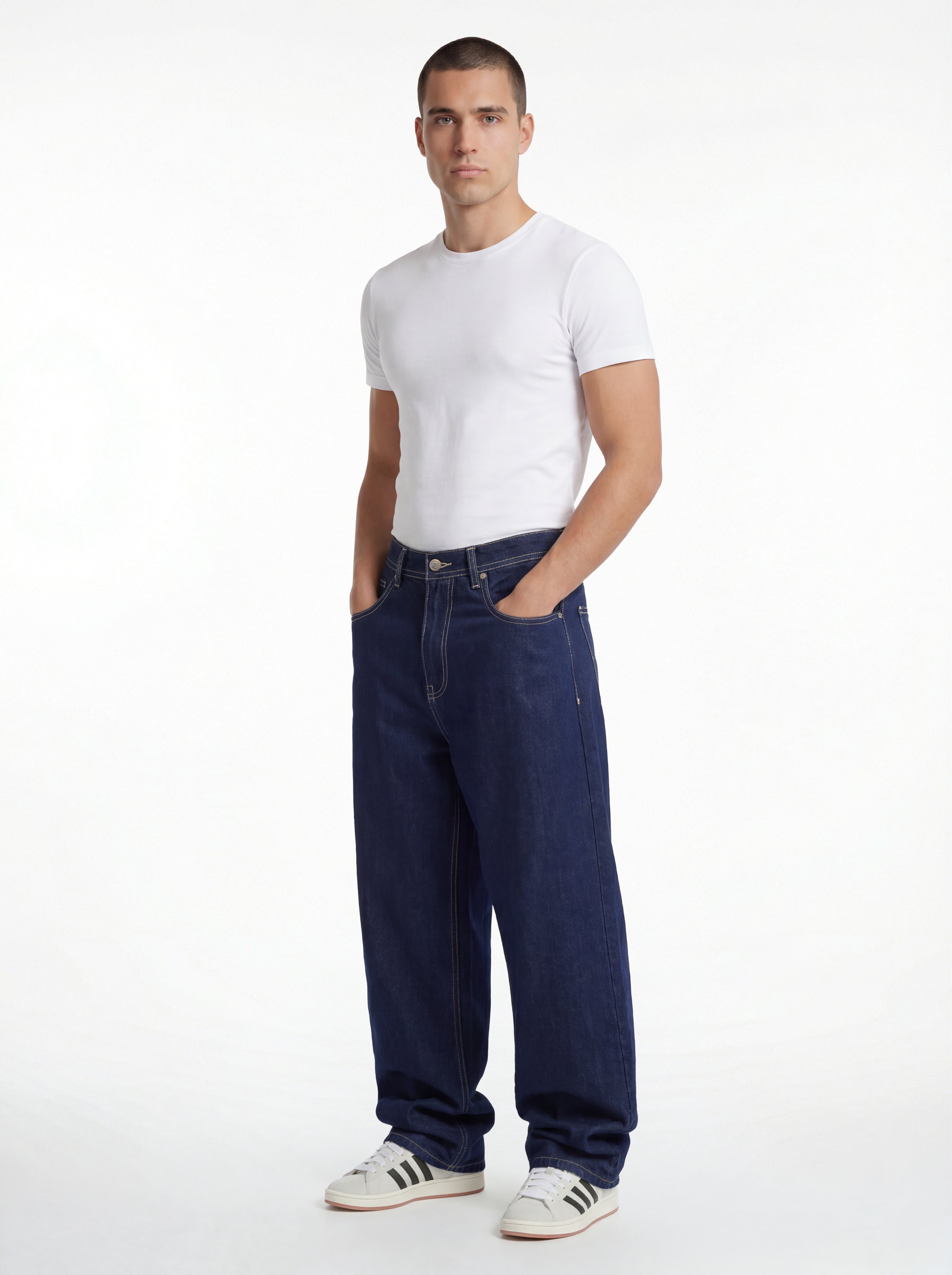 Baggy Fit Denim – Raw Blue 1106