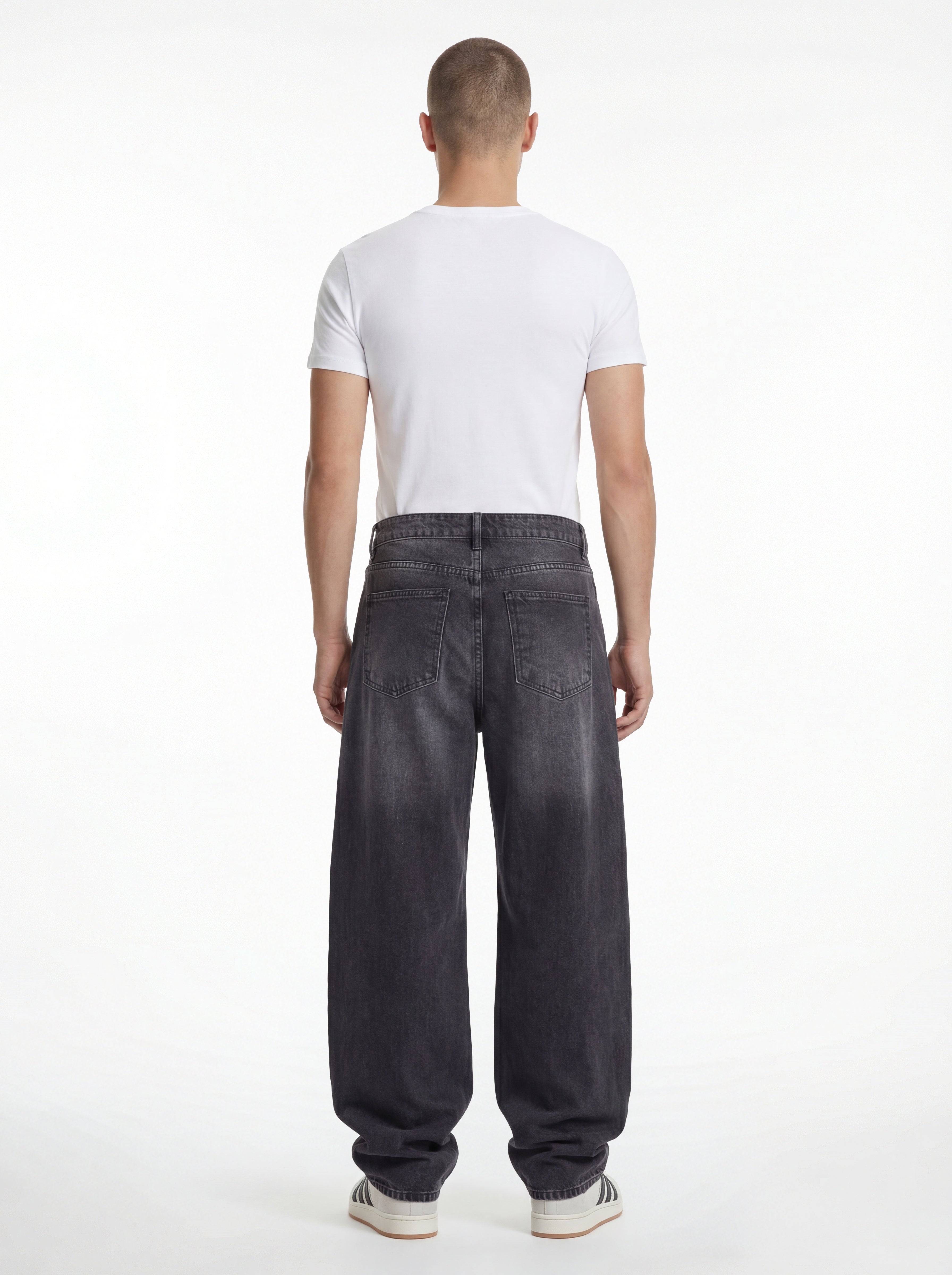 Baggy Fit Denim – Faded Grey 1105