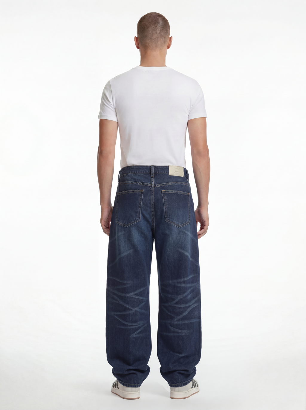 Baggy Fit Denim – Faded Indigo 1108