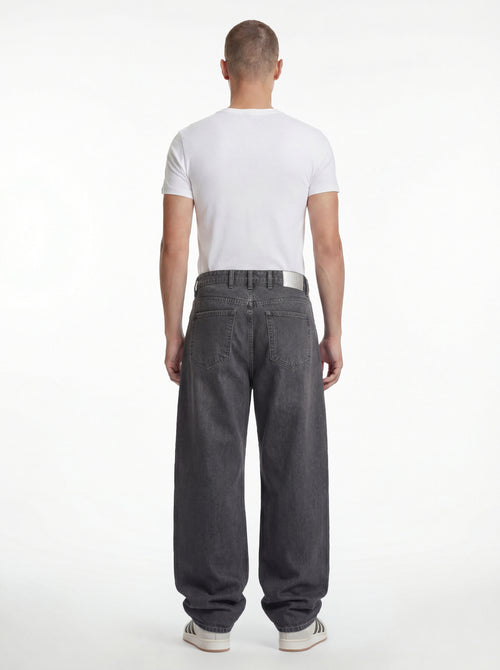 Baggy Fit Denim – Graphite Grey Stitch 1137